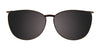 Takumi TK1199 Eyeglasses with Clip-on Sunglasses | Size 49 / Crystal Beige/Copper Satin