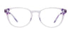 Takumi TK1199 Eyeglasses with Clip-on Sunglasses | Size 49 / Crystal Beige/Copper Satin