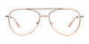 Takumi TK1200 Eyeglasses with Clip-on Sunglasses | Size 55 / Shiny Lt Cop & Sil/Sh Sil & Bg