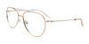 Takumi TK1200 Eyeglasses with Clip-on Sunglasses | Size 55 / Shiny Lt Pnk & Sil/Sh Sil & Pk