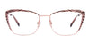 Takumi TK1201 Eyeglasses with Clip-on Sunglasses | Size 55 / Light Brown & Dark Brown/Lt Brown