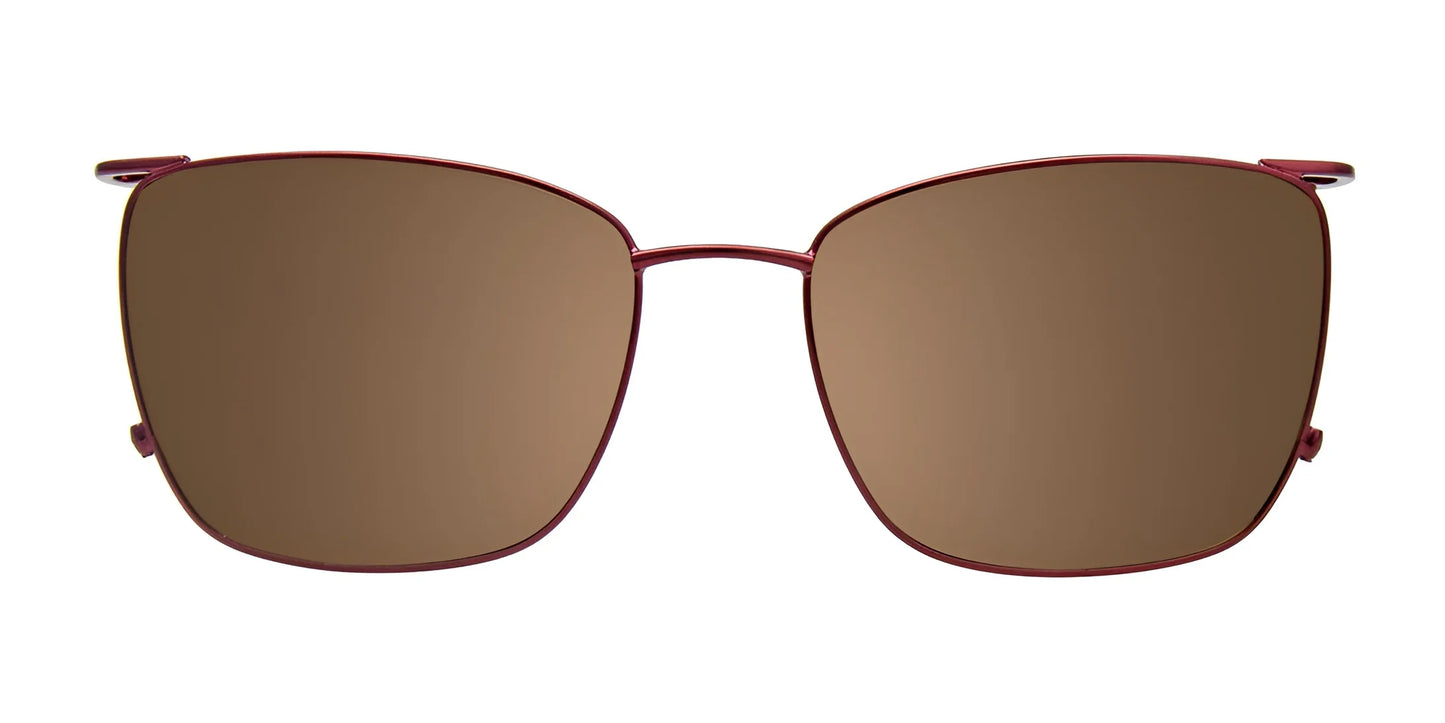 Takumi TK1201 Eyeglasses with Clip-on Sunglasses | Size 55