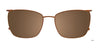 Takumi TK1201 Eyeglasses with Clip-on Sunglasses | Size 55 / Clip Only (Color №010)