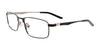 Takumi TK1202 Eyeglasses | Size 51 / St Blk & Sh Sil/St Blk & Sh Sil