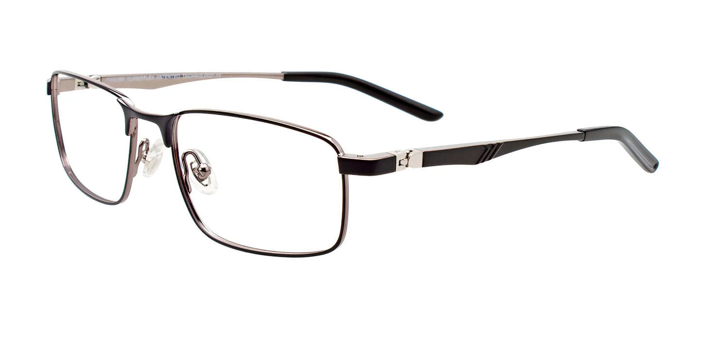 Takumi TK1202 Eyeglasses St Blk & Sh Sil / St Blk & Sh Sil