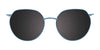 Takumi TK1203 Eyeglasses with Clip-on Sunglasses | Size 50 / Light Blue & Black