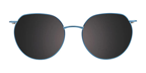 Takumi TK1203 Eyeglasses with Clip-on Sunglasses / Size 50 / Light Blue & Black