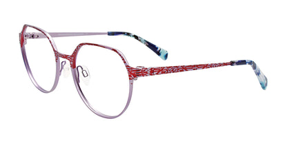 Takumi TK1203 Eyeglasses Light Lilac & Red