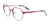 Takumi TK1203 Eyeglasses with Clip-on Sunglasses | Size 50 / Light Lilac & Red