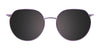Takumi TK1203 Eyeglasses with Clip-on Sunglasses | Size 50 / Light Blue & Black