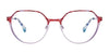 Takumi TK1203 Eyeglasses with Clip-on Sunglasses | Size 50 / Light Blue & Black