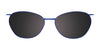 Takumi TK1204 Eyeglasses with Clip-on Sunglasses | Size 52 / Sat Brn & Sh Blue/Brn Tort