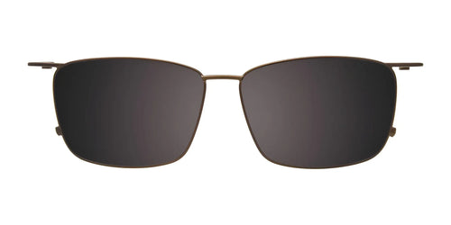Takumi TK1205 Eyeglasses with Clip-on Sunglasses / Size 54 / Brown Tort/Brown & Steel