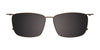 Takumi TK1205 Eyeglasses with Clip-on Sunglasses | Size 54 / Clip Only (Color №010)