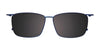 Takumi TK1205 Eyeglasses with Clip-on Sunglasses | Size 54 / Clip Only (Color №050)