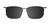 Takumi TK1205 Eyeglasses with Clip-on Sunglasses | Size 54 / Clip Only (Color №050)