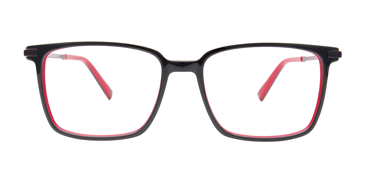 Takumi TK1206 Eyeglasses with Clip-on Sunglasses | Size 55