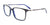 Takumi TK1206 Eyeglasses with Clip-on Sunglasses | Size 55 / Black & Ultramarine