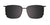 Takumi TK1206 Eyeglasses with Clip-on Sunglasses | Size 55 / Clip Only (Color №030)
