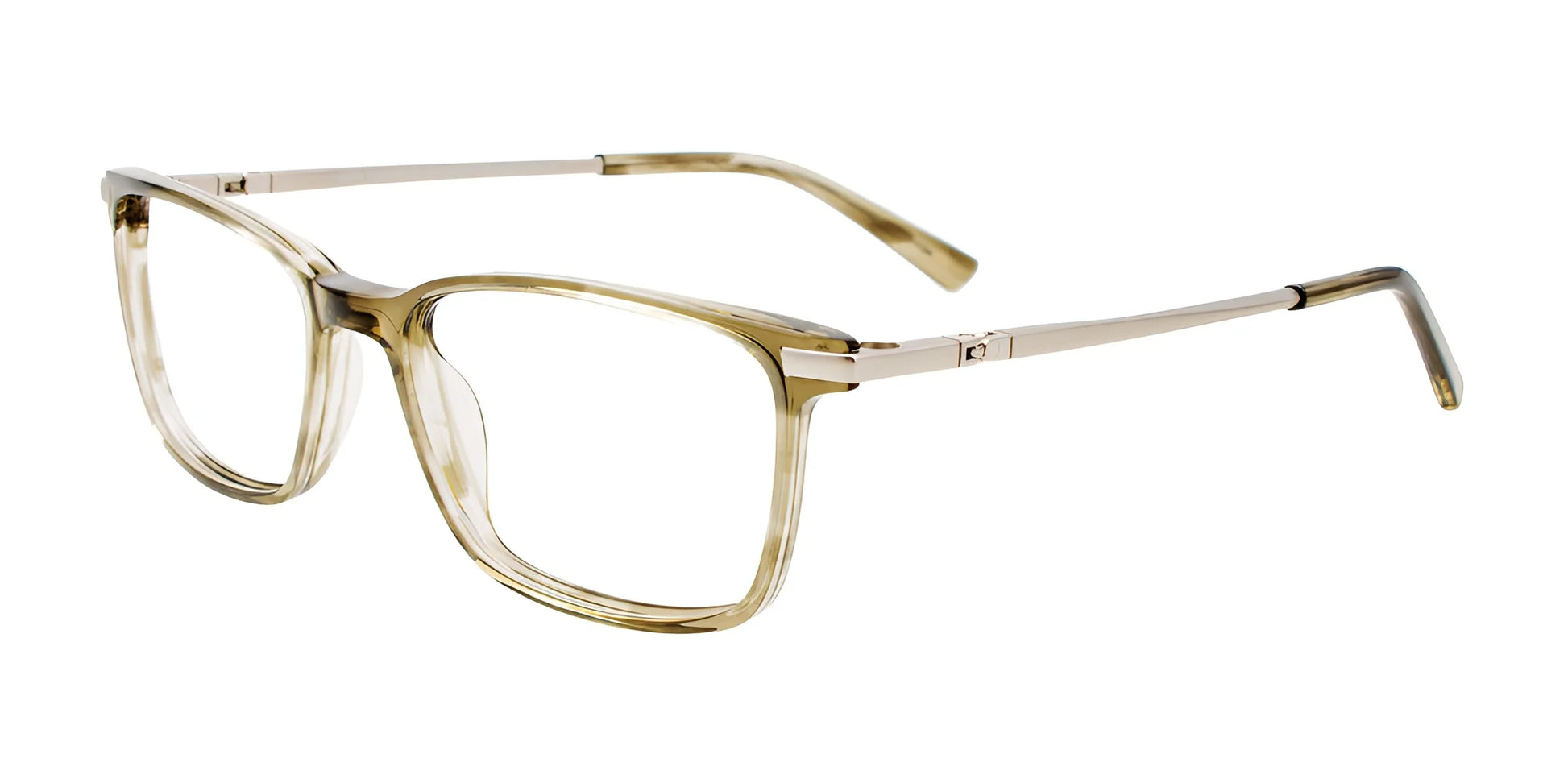 Takumi TK1208 Eyeglasses with Clip-on Sunglasses Slate Grey / Silver