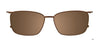 Takumi TK1208 Eyeglasses with Clip-on Sunglasses | Size 51 / Clip Only (Color №010)