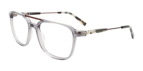 Takumi TK1209 Eyeglasses with Clip-on Sunglasses Transparent Grey & Copper