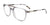 Takumi TK1209 Eyeglasses with Clip-on Sunglasses | Size 54 / Transparent Grey & Copper