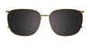 Takumi TK1209 Eyeglasses with Clip-on Sunglasses | Size 54 / Brown Havanna & Steel