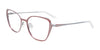 Takumi TK1210 Eyeglasses with Clip-on Sunglasses | Size 53 / Black & Pink Gold