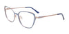 Takumi TK1210 Eyeglasses with Clip-on Sunglasses | Size 53 / Lt Blue & Beige