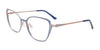 Takumi TK1210 Eyeglasses with Clip-on Sunglasses | Size 53 / Black & Pink Gold