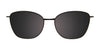 Takumi TK1210 Eyeglasses with Clip-on Sunglasses | Size 53 / Clip Only (Color №090)