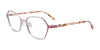 Takumi TK1211 Eyeglasses with Clip-on Sunglasses | Size 51 / Sat Lt Lilac & Strawberry/Pink Tort