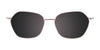 Takumi TK1211 Eyeglasses with Clip-on Sunglasses | Size 51 / Sat Gold & Blue/Blue Tort