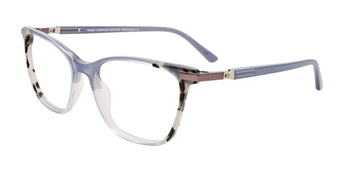 Takumi TK1212 Eyeglasses with Clip-on Sunglasses / Size 53 / Grey & Grey Tortoise/Grey