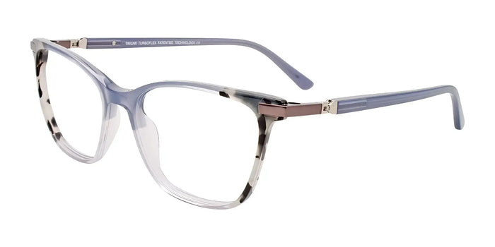 Takumi TK1212 Eyeglasses with Clip-on Sunglasses | Size 53 / Grey & Grey Tortoise / Grey