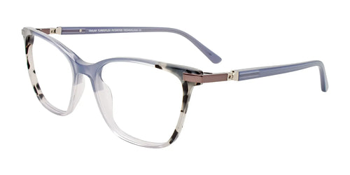 Takumi TK1212 Eyeglasses with Clip-on Sunglasses / Size 53 / Grey & Grey Tortoise/Grey