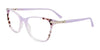 Takumi TK1212 Eyeglasses with Clip-on Sunglasses | Size 53 / Lilac & Lilac Tortoise/Lilac