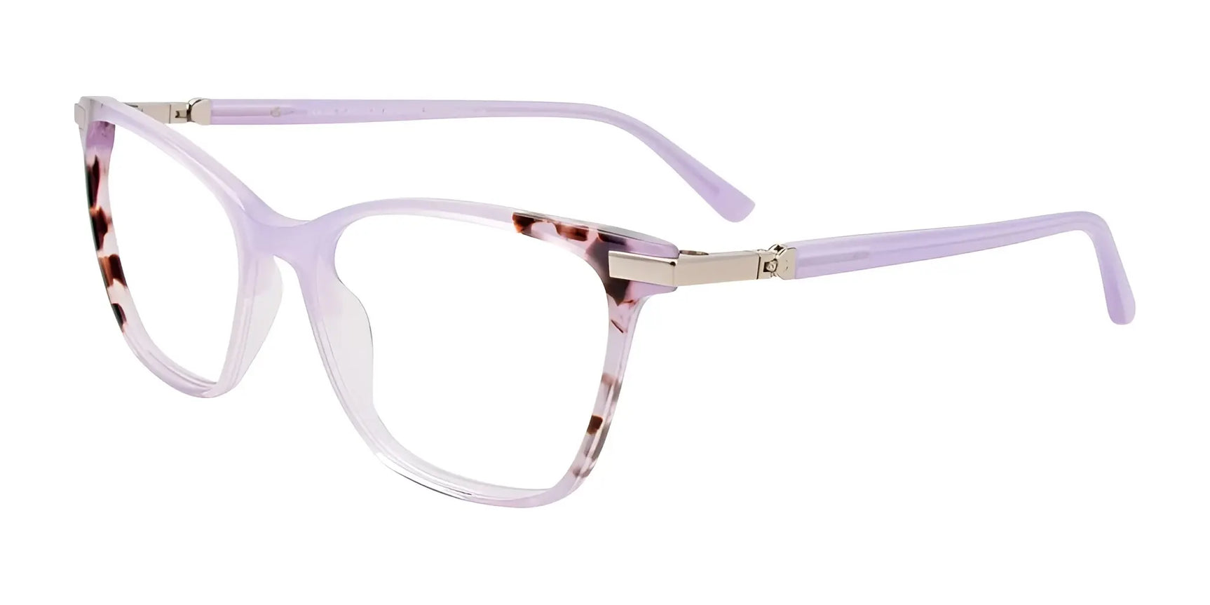 Takumi TK1212 Eyeglasses with Clip-on Sunglasses Lilac & Lilac Tortoise / Lilac