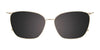 Takumi TK1212 Eyeglasses with Clip-on Sunglasses | Size 53 / Grey & Grey Tortoise/Grey