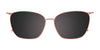 Takumi TK1212 Eyeglasses with Clip-on Sunglasses | Size 53 / Clip Only (Color №030)