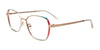 Takumi TK1213 Eyeglasses with Clip-on Sunglasses | Size 53 / Lt Brown & Gra Eyerim/Lt Brown