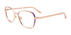 Takumi TK1213 Eyeglasses with Clip-on Sunglasses | Size 53 / Pink Gold & Gra Eyerim/Pink Gold