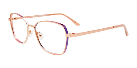 Takumi TK1213 Eyeglasses with Clip-on Sunglasses Pink Gold & Gra Eyerim / Pink Gold