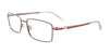 Takumi TK1214 Eyeglasses with Clip-on Sunglasses | Size 58 / Blue & Lt Brown