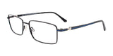 Takumi TK1214 Eyeglasses with Clip-on Sunglasses | Size 58