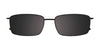 Takumi TK1214 Eyeglasses with Clip-on Sunglasses | Size 58 / Blue & Lt Brown