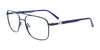 Takumi TK1215 Eyeglasses with Clip-on Sunglasses | Size 53 / Blue & Blue Tortoise