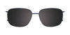 Takumi TK1215 Eyeglasses with Clip-on Sunglasses | Size 53 / Blue & Blue Tortoise