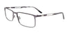 Takumi TK1216 Eyeglasses with Clip-on Sunglasses | Size 59 / Dark Grey